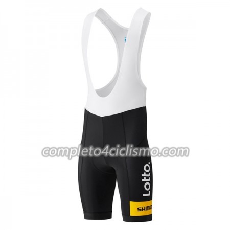 2018 LottoNL-Jumbo Pantaloncino con bretelle N001